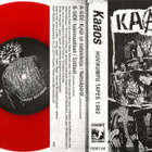 KAAOS - Huvikumpu tapes 1982 EP Tampere hc punk, red vinyl - pikkukuva 2