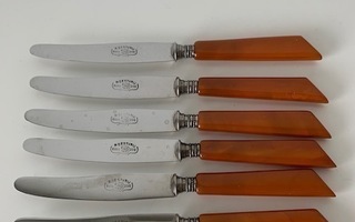 Vintage HEDELMÄVEITSET 6 kpl