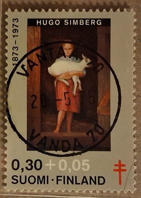 1973 0,30mk TUB: Nappiloisto Vantaa 20.5.75 (1063)