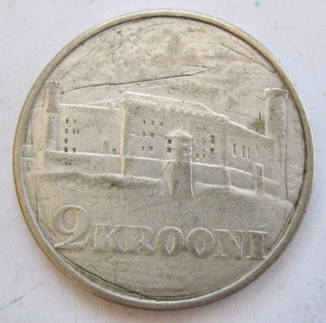 Viro Eesti Estonia 2 krooni 1930 Hopeaa