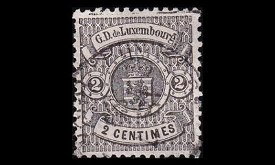 Luxemburg 28 o Vaakuna 2 C (13) (1875)