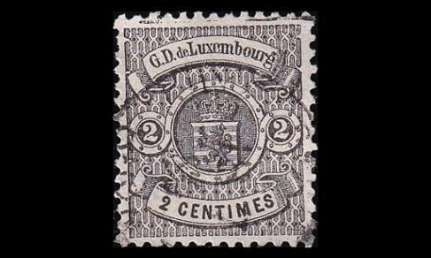 Luxemburg 28 o Vaakuna 2 C (13) (1875)