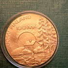 Suomi  100 mk.  SOTAINVALIIDIT. -v 1990 .     Katso kuvvaus. - pikkukuva 1