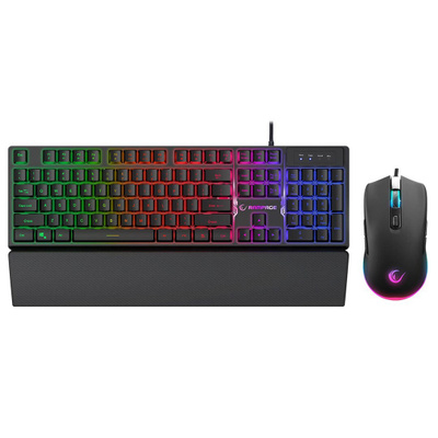 RAMPAGE FORTUNA GAMING SET: KEYBOARD WITH MOUSE PAD AND MOUS
