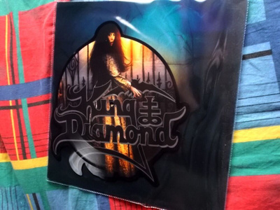 KING DIAMOND The Storm 8'' 2021 ltd ed 666 shaped pic UUSI