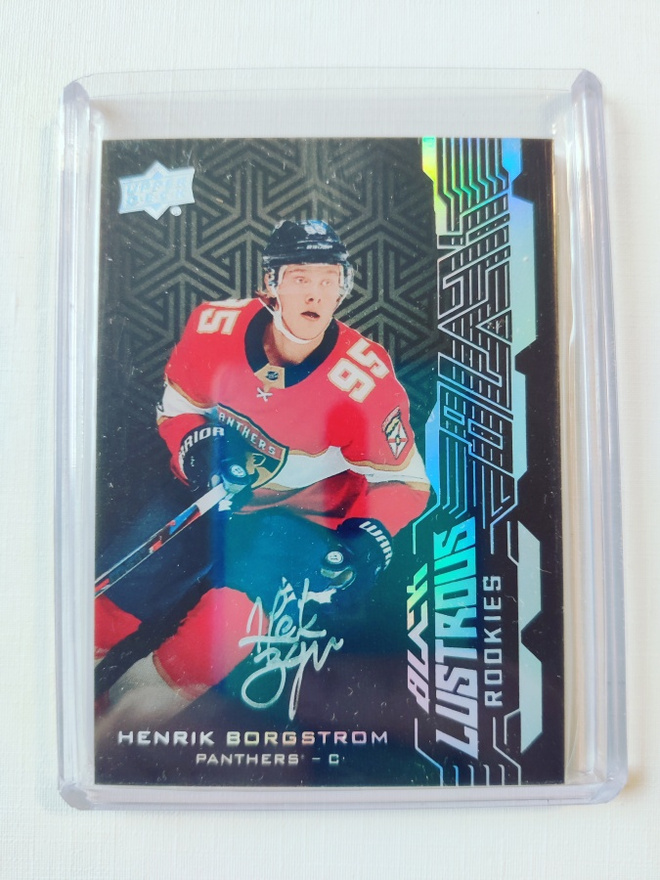 Henrik Borgström - 18-19 UD Black Lustrous Rookies Auto