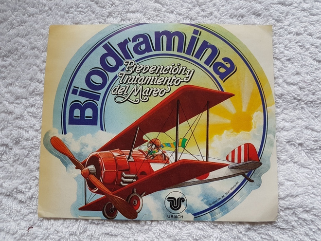 BIODRAMINA VANHA LENTOKONE TARRA