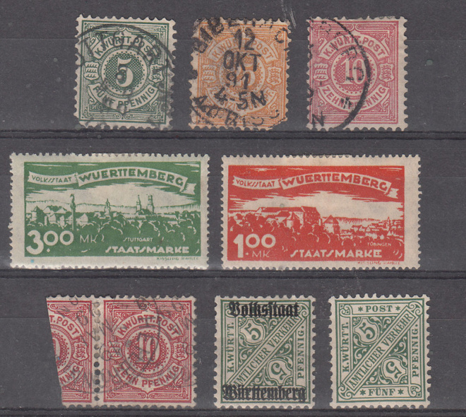 WÜRTTEMBERG wanhaa 1875-1919
