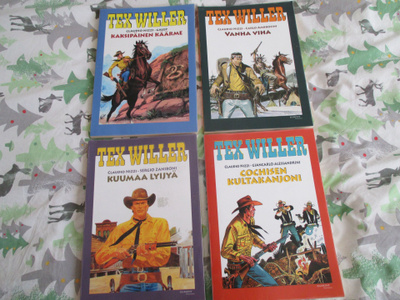 4 kpl Tex Willer Suuralbumit: 12,14,15,16