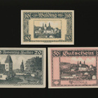 Itävalta Notgeld 10, 20, 50 Heller, Walding 1920 - pikkukuva 1