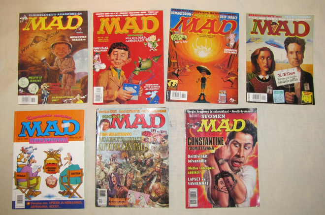 Mad-lehtiä vv. 1994-11/2005, 7 kpl