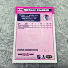Nicolas Beaudin 2020-21 OPC Platinum Purple Houndstooth - pikkukuva 2