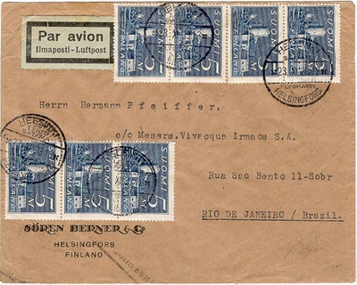 M30 1933 lentokirje Brasiliaan 23.11.1933