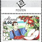 Åland 1998 Maatalous 2,00 mk välilöpari logo ** LaPe 134 - pikkukuva 1