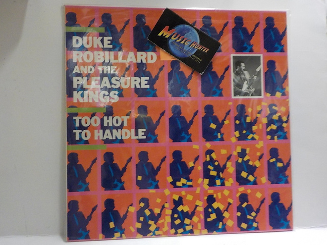 DUKE ROBILLARD & THE PLEASURE KINGS- TOO HOT TOO... M-/M- LP