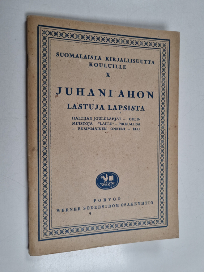 Juhani Aho : Lastuja lapsista : haltijan joululahjat - ko...