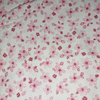 Pinkki valkoinen asustekangas 160x85cm - pikkukuva 1