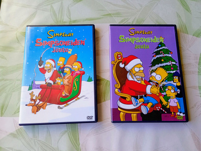 Simpson Joulu 1 & 2 DVD- levyt