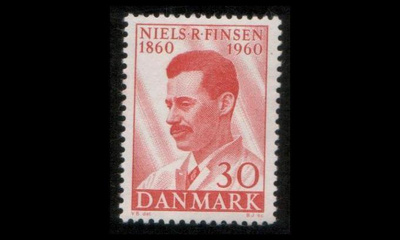 Tanska 384 ** Niels R Finsen, Nobel-voittaja (1960)