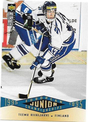 1995-96 Collector`s Choice #331 Teemu Riihijärvi Espoo RC