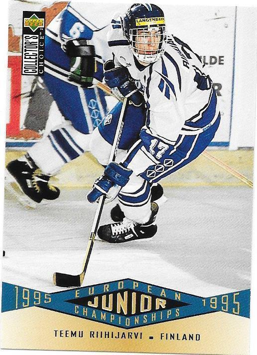 1995-96 Collector`s Choice #331 Teemu Riihijärvi Espoo RC
