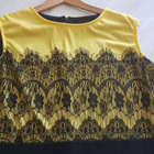 Musta Trikoomekko / Pitsimekko / Mekko - koko L - XL - pikkukuva 2