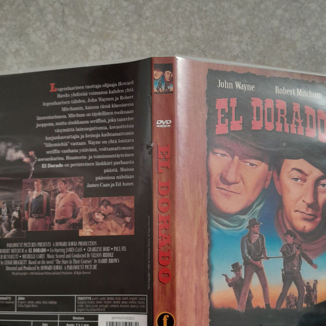 El dorado dvd,john wayne,robert mitchum