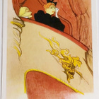 HENRI DE TOULOUSE-LAUTREC-KULKEMATON POSTIKORTTI - pikkukuva 1