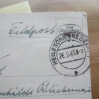 Saksa, kenttäposti kortti vuodelta 1943 leimoin - pikkukuva 2
