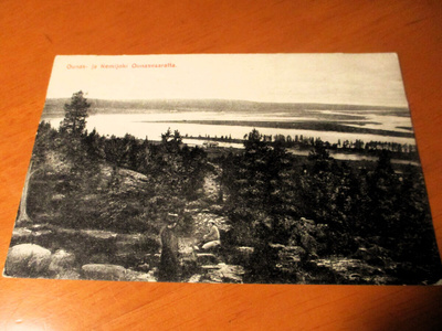 Rovaniemi joet Ounasvaaralta - 1914