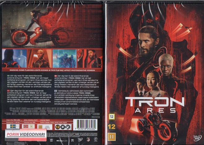 tron ares	(45 168)	UUSI	-FI-	DVD			jared leto	2025