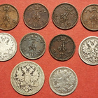1 penni 1865, 1866, 1867, 1867 aika hyvä kunto ym.....(KD13) - pikkukuva 2