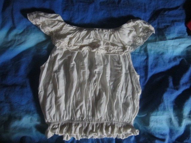 Toppi S BikBok * off shoulder * luonnonvalkoinen