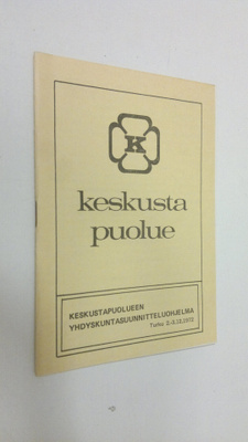 Keskustapuolueen yhdyskuntasuunnitteluohjelma