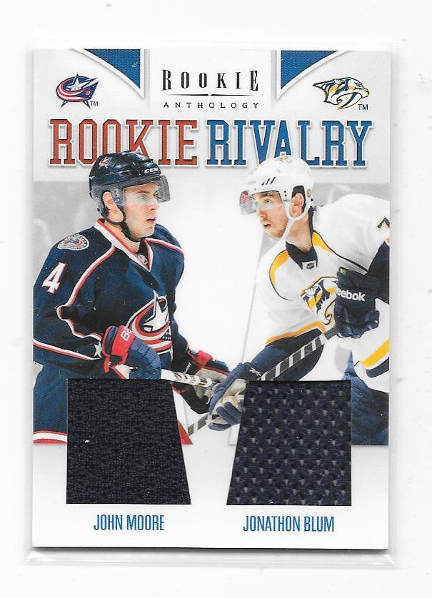 2012 Rookie Rivalry John Moore Cbj & Jonathan Blum NSH