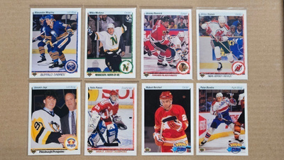 1990-91 Upper Deck Hockey (English) (NHL, WJC)