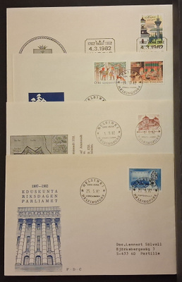 FDC 37 - 1982 4 kpl