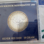 Ruotsi 100 kr 1984 Hopeaa Alkup. Pakkaus - pikkukuva 1