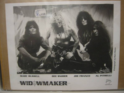TWISTED SISTER -WIDOWMAKER B/W PROMOKUVA SNIDERIN