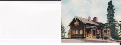 Suomussalmi - Kuivajärvi , Domnan pirtti   b704