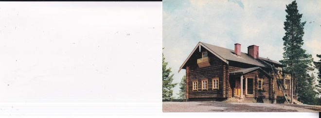 Suomussalmi - Kuivajärvi , Domnan pirtti   b704