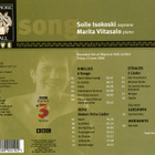 Soile Isokoski - Songs by Sibelius, Strauss and Berg (CD) - pikkukuva 2