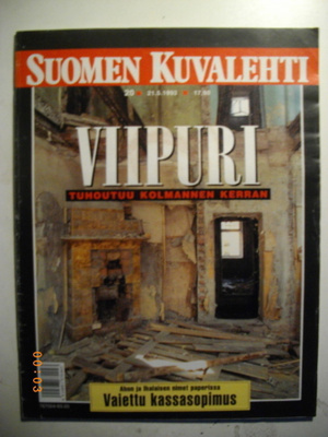 Suomen Kuvalehti Nro 20/1993. (12.3)