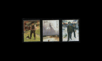 Norja 1493-5 ** Maalauksia (2004)