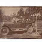 VANHA Valokuva UPEA Auto 1920-l Postikorttikoko - pikkukuva 1