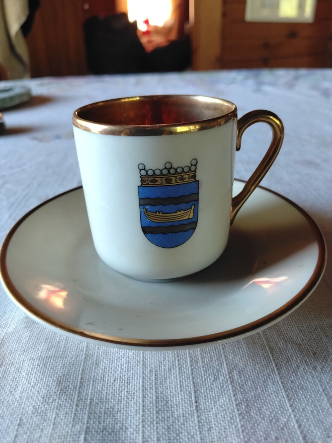 arabia vaakuna kahvikuppi