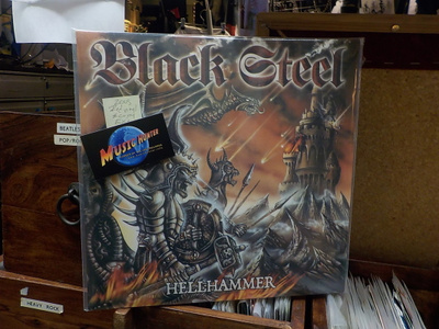 BLACK STEEL - HELLHAMMER  RED VINYL 2005 EX+/M- LP