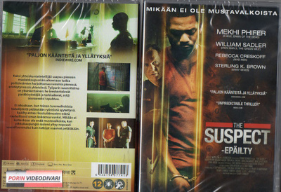 Suspect - Epäilty (53 555) UUSI -FI- DVD suomik. mekhi phif
