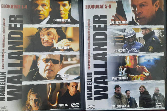 WALLANDER 1-4 & 5-8 DVD