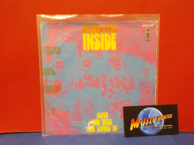 JETHRO TULL - INSIDE/ALIVE AND WELL AND LIVING IN EX/EX- 7"